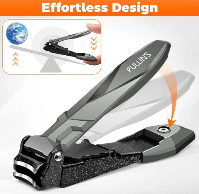 Coupe-ongles anti-éclaboussures ultra tranchants avec manche ergonomique long | DRMODE