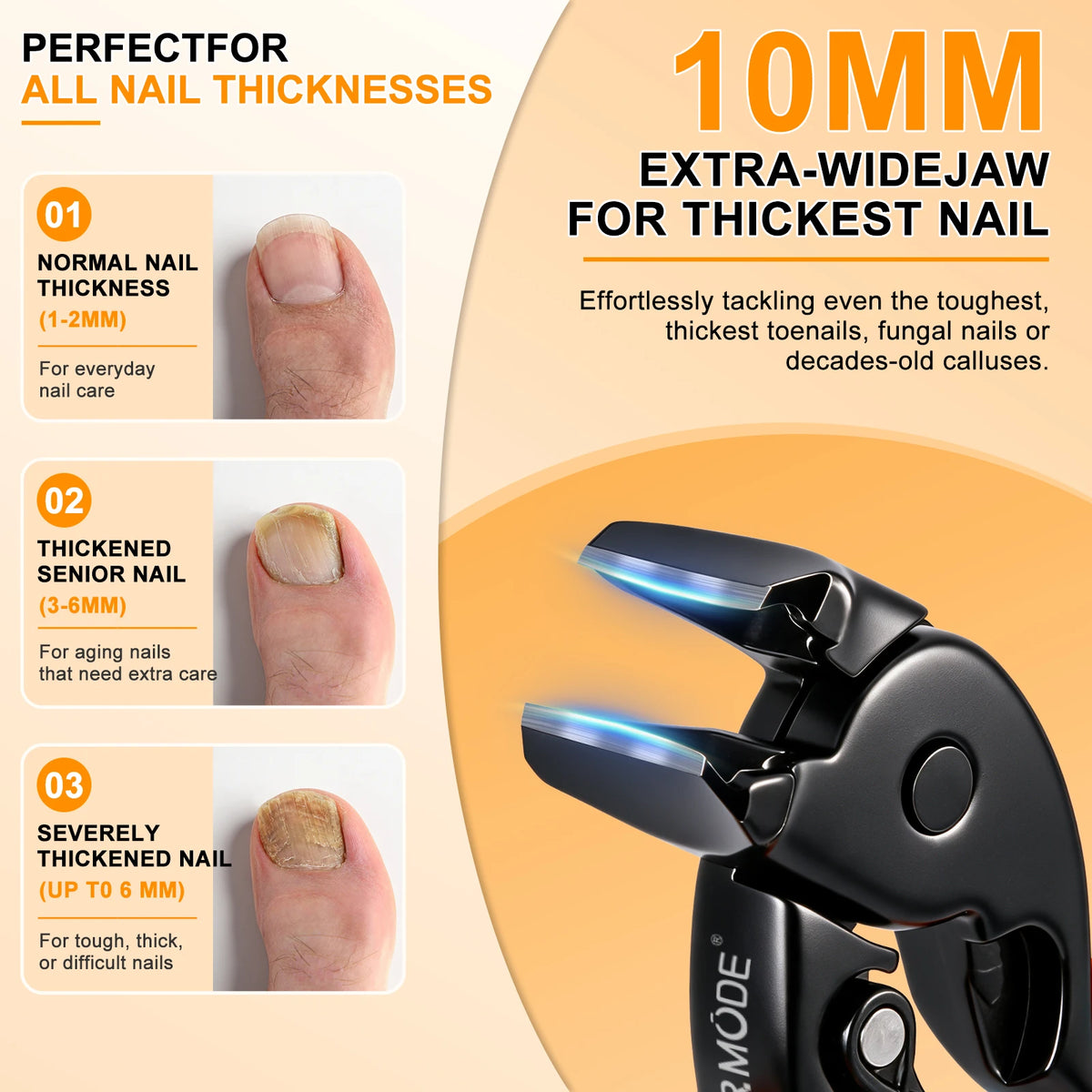 Coupe-ongles - Coupe-ongles pour seniors | DRMODE Cobra 4