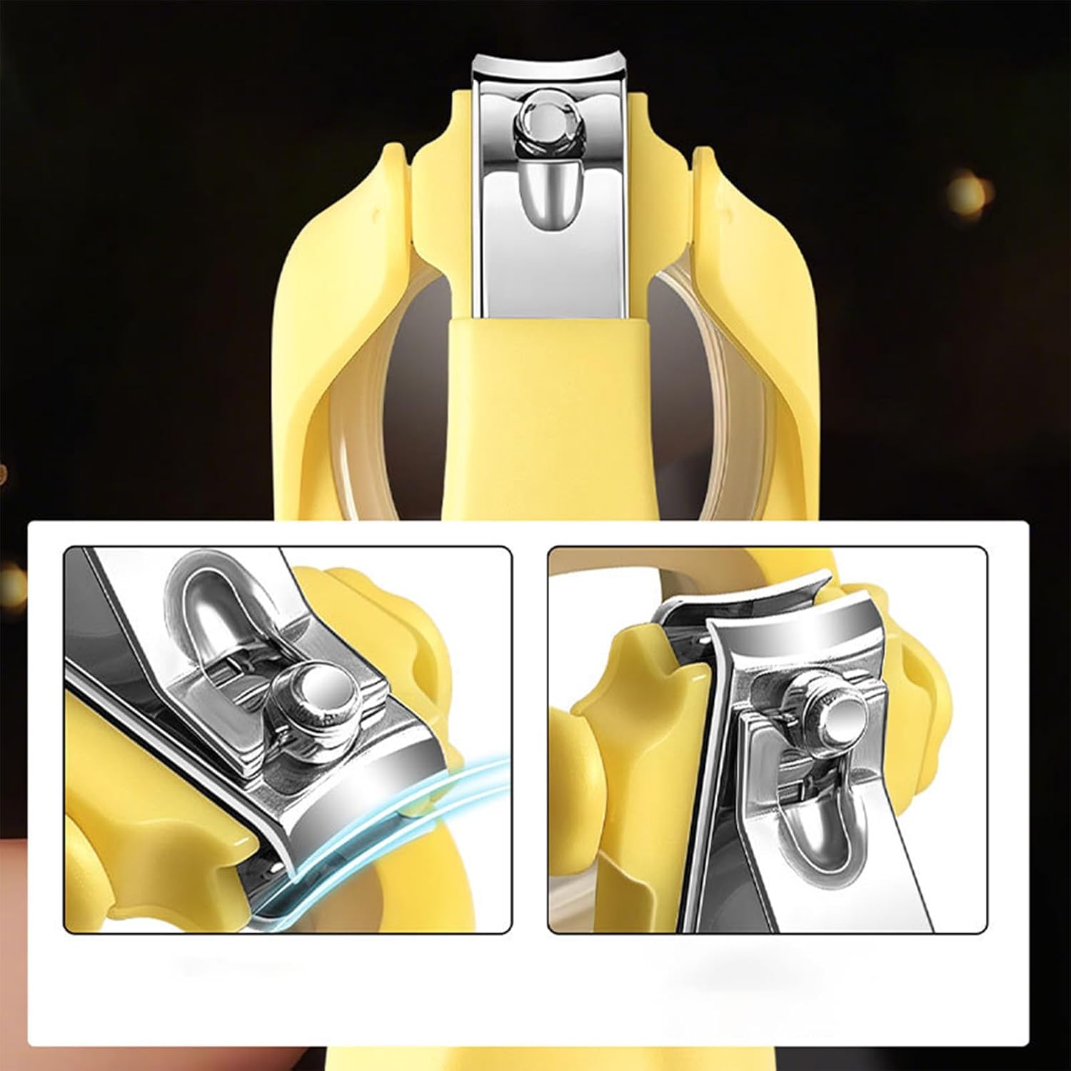 Baby Anti-Splash Luminous Nail Clippers