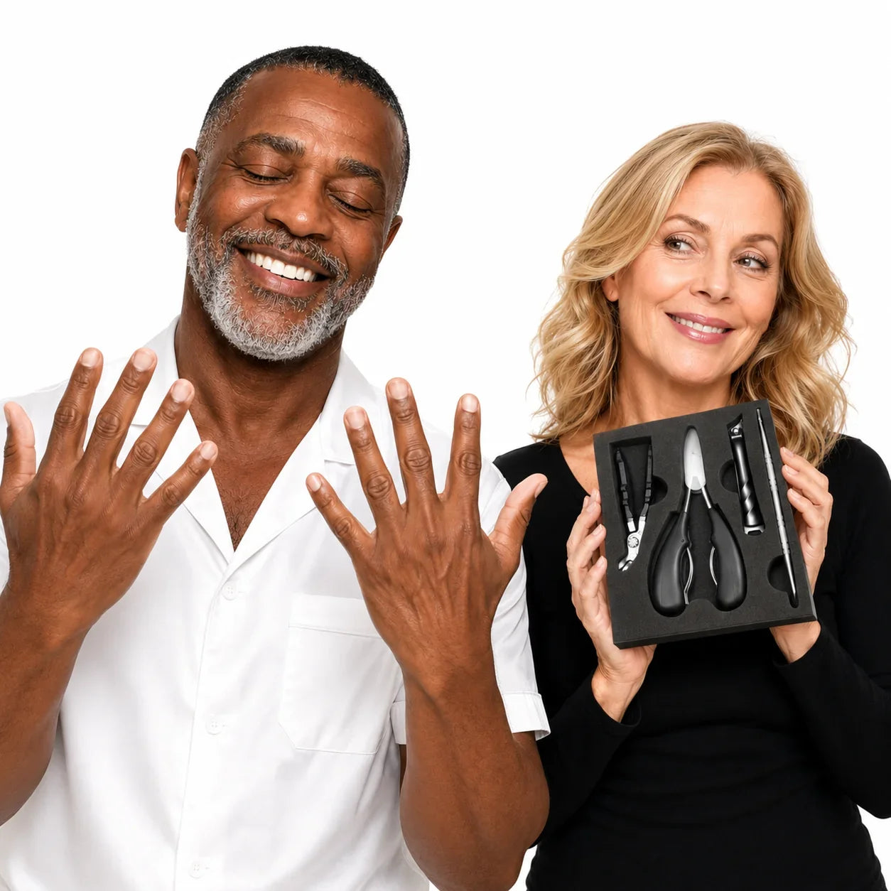 Coupe-ongles pour seniors, ongles épais, coupe-ongles pour ongles incarnés robustes, coupe-ongles inclinés grands, coupe-ongles améliorés | DRMODE