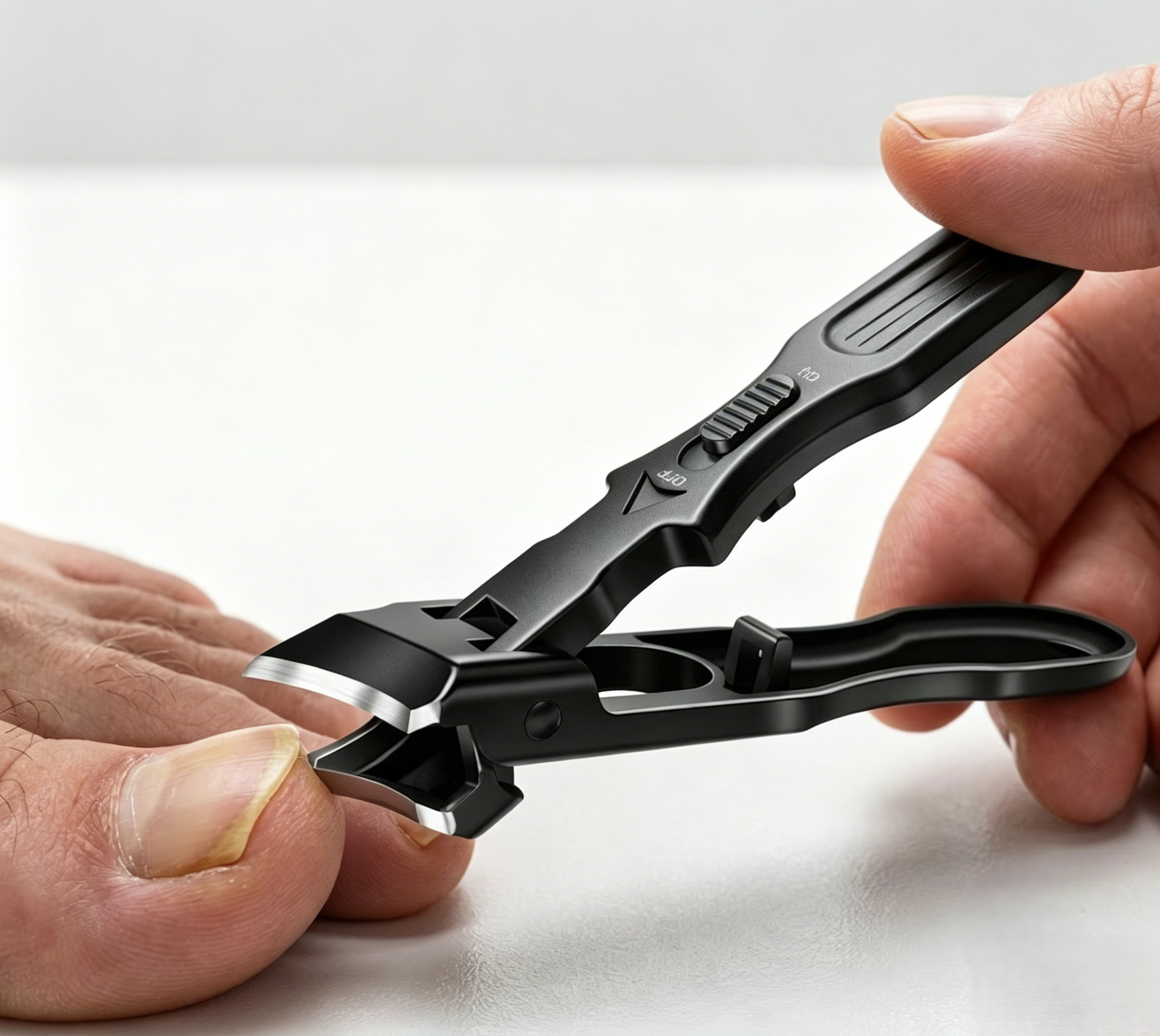 Innovative long handled toenail clippers arthritis hands friendly design for pain-free nail trimming without bending