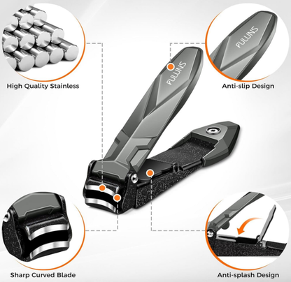 Coupe-ongles anti-éclaboussures ultra tranchants avec manche ergonomique long | DRMODE