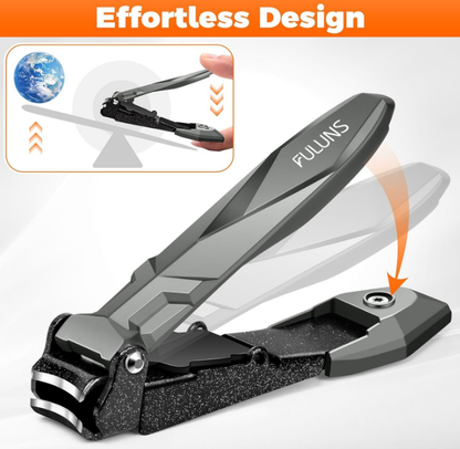 Coupe-ongles anti-éclaboussures ultra tranchants avec manche ergonomique long | DRMODE