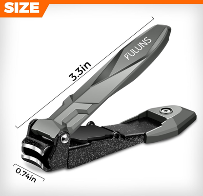 Coupe-ongles anti-éclaboussures ultra tranchants avec manche ergonomique long | DRMODE